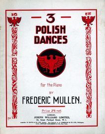 3 Polish Dances for the Piano - Berners Edition No. 286