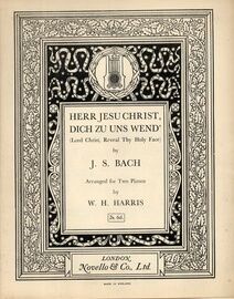 Lord Christ, Reveal Thy Holy Face (Herr Jesu Christ, Dich Zu Uns Wend') - Arranged for Two Pianos