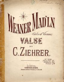Weaner Mad'ln (Girls of Vienne) - Valse for Piano Solo - Op. 388