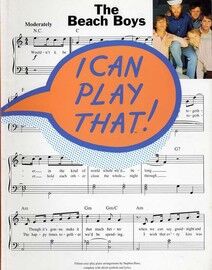 I Can Play That! -  The Beach Boys - 15 easy to play songs complete with chord symbols