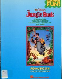 Walt Disney's "The Jungle Book" - Recorder Fun! - Songbook with easy instructions