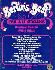 Berlins Best for all organs, arranged by Mark Laub