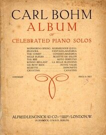 Carl Bohm - Album of Celebrated Piano Solos