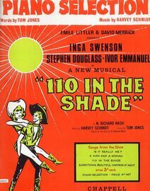 110 in the Shade - Piano Selection