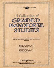 A collection of Pianoforte Studies, advanced grade