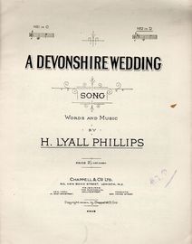 A Devonshire Wedding - Song - In the key of D major for high voice