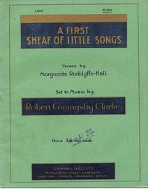 A first Sheaf of Little Songs - For High voice