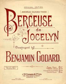 Berceuse de Jocelyn - from opera "Jocelyn" - Piano solo