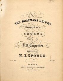 Boatmans Return. Chorus