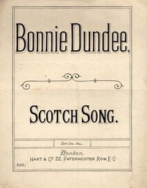 Bonnie Dundee, Scotch Song