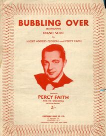 Bubbling Over (Gardebylaten) -  Percy Faith - Piano Solo