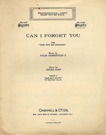Can I Forget You - Key of A flat major for high voice