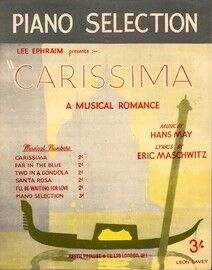 Carissima, Piano Selection