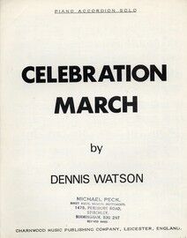 Celebration March. Piano Accordion solo