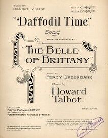 Daffodil Time: from "The Belle of Brittany"