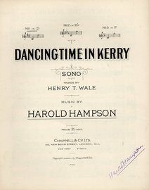 Dancing Time In Kerry - Song in the key of D Major for Low Voice