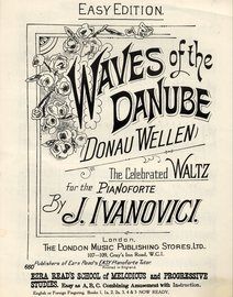 Donauwellen Waltz (Waves of the Danube) - Waltz for Piano