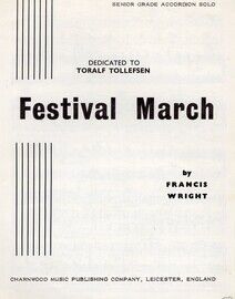 Festival March. Accordion solo