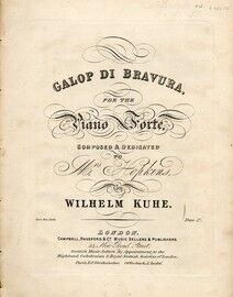 Galop Di Bravura, for Piano