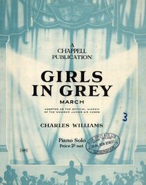 Girls in Grey: March. Piano solo