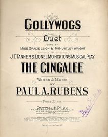 Gollywogs - Duet - From the Musical Play "The Cingalee"