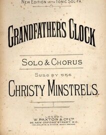 Grandfathers Clock, Christy Minstrels