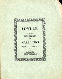 Idylle, for piano