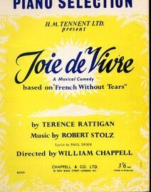 Joie de Vivre - Selection - For Piano Solo - A Musical Comedy Based on "French Without Tears"
