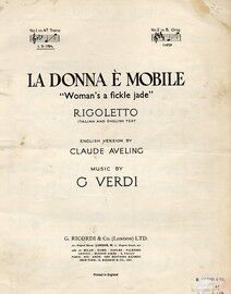La Donna E Mobile. From