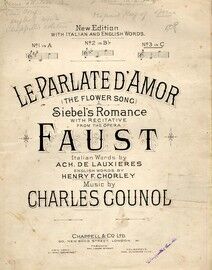 Le Parlate D'Amour: from Faust