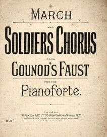 March and Soldiers Chorus from Faust - Piano solo