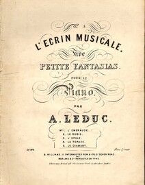 No.5, Le Diamant, from L Ecrin Musicale, Five petite fantasias pur le piano
