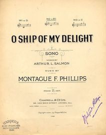 O Ship of My Delight - Song