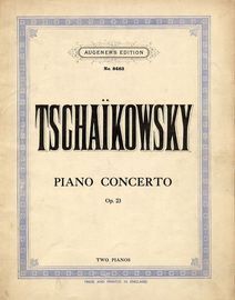 Piano Concerto in B flat minor - Piano Duet - Op. 23 - Augener's Edition No. 8463