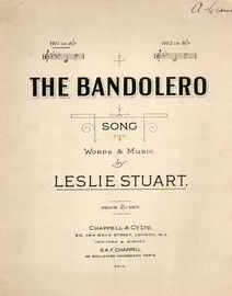 The Bandolero - Song in the key of A flat Major for lower voice - Sung by Signor Foli