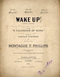 Wake Up! (Spring Flowers) - From "A Calendar of Song" - Song in the key of F Major for High Voice