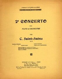 2e Concerto pour Piano et Orchestre - Op. 22 - Edition A . Piano (pour l'execution avec Orchestre)