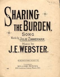 Sharing the Burden - Song