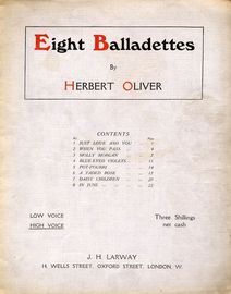 Eight Balladettes - For High Voice