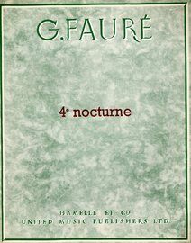 4e Nocturne - Op. 36 for piano