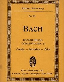 Brandenburg Concerto No. 4 in G Major - Miniature Orchestra Score