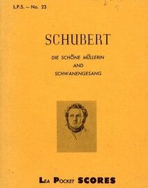 Dir Schone Mullerin and Schwanengesang - Miniature Orchestra Score