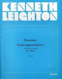 Fantasia Contrappuntistica (Homage to Bach) - For Piano - Op. 24