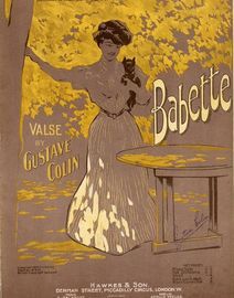 Babette - Valse for Piano Solo - Dedicated to Lady Esme Gordon-Lennox