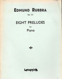 Eight Preludes for Piano - Op. 131