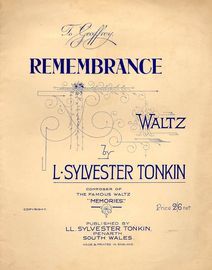 Remembrance - Valse for Piano