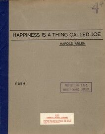 Happiness is a thing called Joe - Song