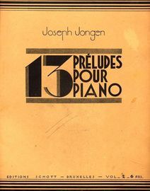 13 Preludes Pour Piano - Vol 2 - Op. 69