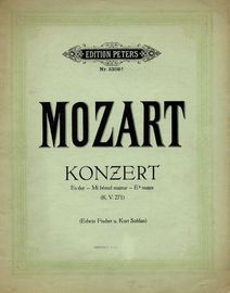 Konzert in E flat major - K.V 271 - Edition Peters No. 3309r