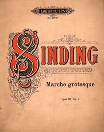 Marche grotesque - Op. 32, No. 1 -  Edition Peters No. 2974a